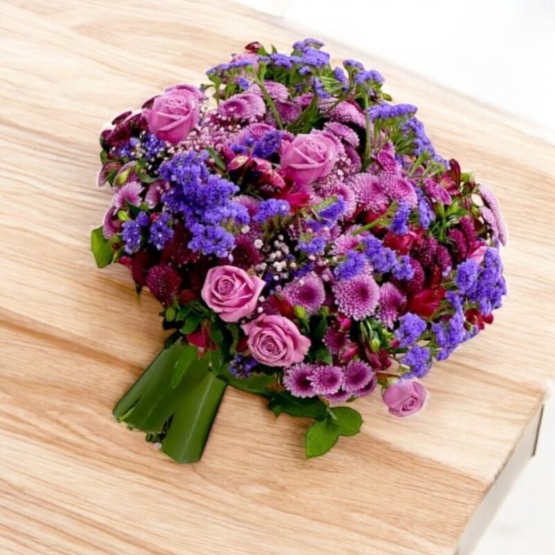 Buquê de Luxo Roxo e Lilás