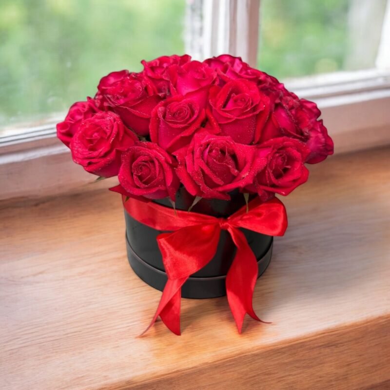 Caixa Box  20 Rosas Vermelhas